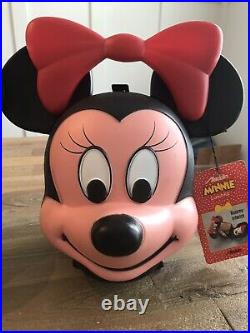 Mickey & Minnie Mouse Aladdin Lunch Kit Box Heads Unused Vintage Disney NEW