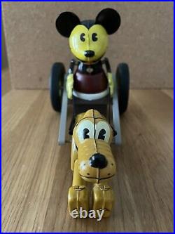 Mickey Mouse And Pluto Tin'toy' collectable