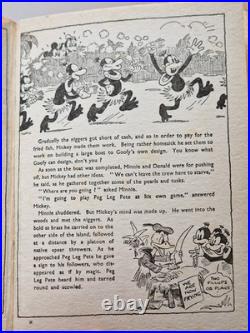 Mickey Mouse Annual 1939 (published 1938). Vintage Disney