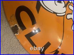 Mickey Mouse Club Vintage Domed 12'' Metal Badge Mickey Mouse Club Vintage Domed 12'' Metal Badge