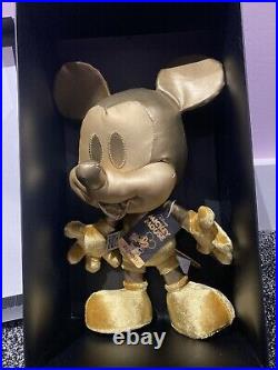 Mickey Mouse Collectors Club? Gold Soft Toy No. 1 Special Edition Disney? NEW