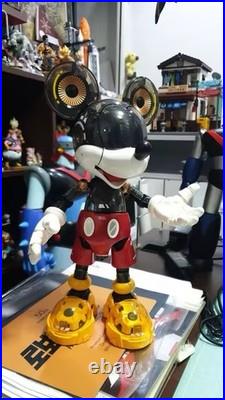 Mickey Mouse Cyborg Figurine 30cm Building Block DIY Cartoon Collector Gift
