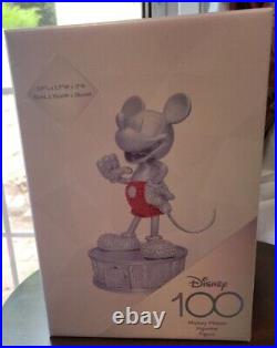 Mickey Mouse Deluxe Disney100 Figurine 2023 Limited Release NEW UNOPENED BOX