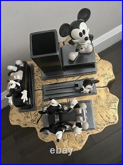 Mickey Mouse Desk Accessories Set Very Good Condition