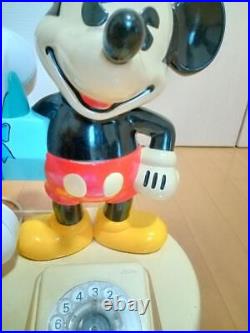 Mickey Mouse Dial Telephone DK-641 Showa Retro Vintage