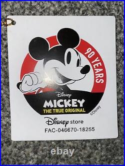 Mickey Mouse Disney Store 90 Years Opening Key with Tag