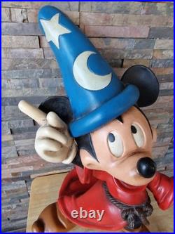 Mickey Mouse Fantasia Disney Large Figurine Vintage-Styled. 60cm x 50cm. Resin