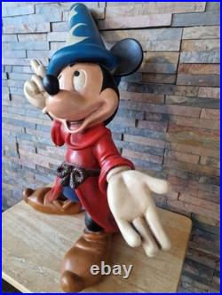 Mickey Mouse Fantasia Disney Large Figurine Vintage-Styled. 60cm x 50cm. Resin
