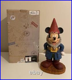 Mickey Mouse Garden Gnome Disney Park Statue Limited Figure 13