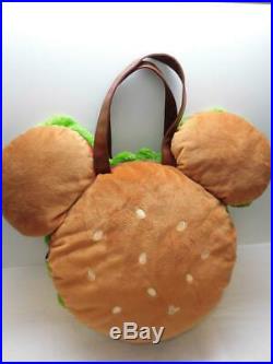 Mickey Mouse Hamburger Tote Bag Burger Tote Tokyo Disney Limited 2 way
