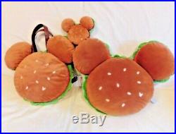Mickey Mouse Hamburger Tote bag Coin case Cushion Specia Set Tokyo Disney Resort