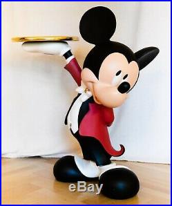 Mickey Mouse Life Size Butler Very Rare Rarität Walt Disney Maus Statue