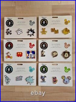 Mickey Mouse Memories Pins Complete Set With Collectors Book Disney Store 2018