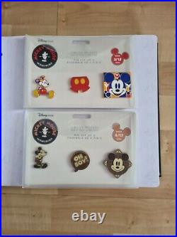 Mickey Mouse Memories Pins Complete Set With Collectors Book Disney Store 2018