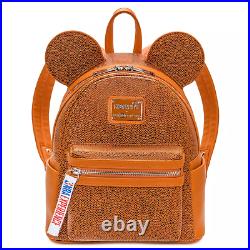 Mickey Mouse NBA Experience Mini Backpack by Loungefly & Keychain PACKAGED