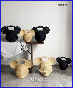 Mickey Mouse Natural Rattan Basket Bag Disney collection