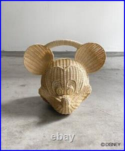 Mickey Mouse Natural Rattan Basket Bag Disney collection