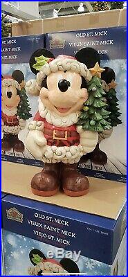 Mickey Mouse Old St. Mick Disney Traditions 17 Inch Sell out Jim Shore Rare