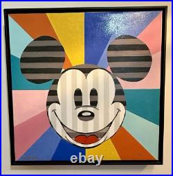 Mickey Mouse Painting Art Disney Micky Emits Rays of Happiness