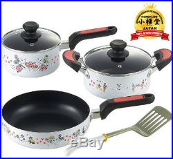 Mickey Mouse Pan Fly Pan Set Kitchen Disney Cute Flying Pan MM-310 New Japan F/S