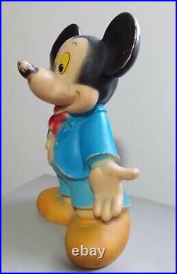Mickey Mouse Rubber Toy ART 514 BISERKA YUGOSLAVIA 12/ 30 cm