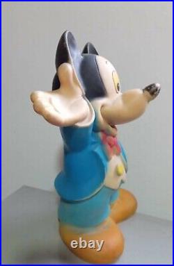 Mickey Mouse Rubber Toy ART 514 BISERKA YUGOSLAVIA 12/ 30 cm