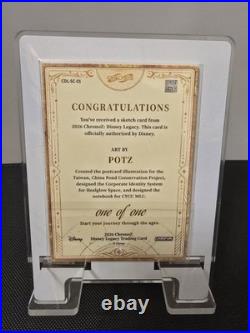 Mickey Mouse Sketch Card POTZ 1/1 ChronoZ 2026 Disney Legacy
