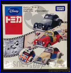 Mickey Mouse Special 3 Units Set Model Number Disney Motors Dream Star TAKARA