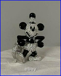 Mickey Mouse Swarovski Figurine Steamboat Willie Arribas Brothers WDW Disney