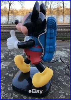 Mickey Mouse Telefon von Walt Disney mit Tyco Tasten und Schnurtelefon