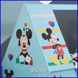 Mickey Mouse Tent Bed, Disney Mickey Mouse Blue Kids Tent Bed Frame 3ft Single