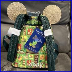 Mickey Mouse The Main Attraction Loungefly Mini Backpack Enchanted Tiki Room