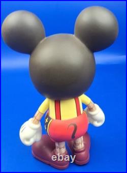 Mickey Mouse Vinyl Stylised Figure Limited Edition 1000 Wood Grain Effect Mickey Mouse Vinyl Stylised Figure Limited Edition 1000 Wood Grain Effect