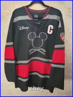 Mickey Mouse Walt Disney Rare Medium Oversized BoxLunch Hockey Jersey Shirt