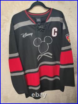 Mickey Mouse Walt Disney Rare Medium Oversized BoxLunch Hockey Jersey Shirt