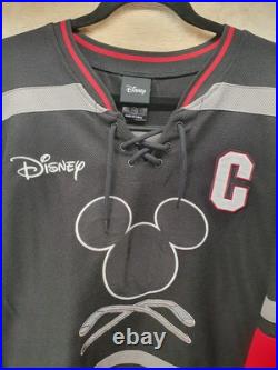 Mickey Mouse Walt Disney Rare Medium Oversized BoxLunch Hockey Jersey Shirt