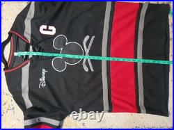 Mickey Mouse Walt Disney Rare Medium Oversized BoxLunch Hockey Jersey Shirt