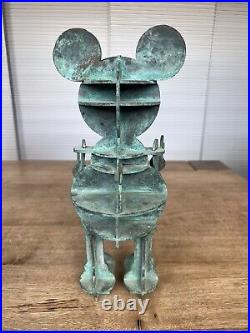 Mickey Mouse Walt Disney model. Metal, unique and original. Height 35cm
