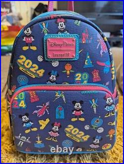 Mickey Mouse and Friends Loungefly Mini Backpack Walt Disney World 2024