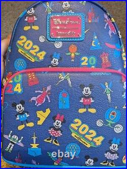 Mickey Mouse and Friends Loungefly Mini Backpack Walt Disney World 2024