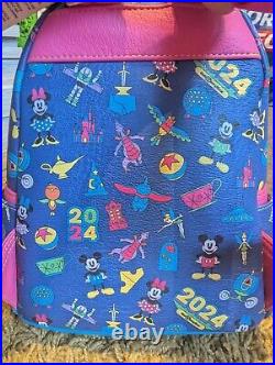 Mickey Mouse and Friends Loungefly Mini Backpack Walt Disney World 2024