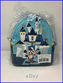 Mickey and Minnie Mouse Mini Backpack Loungefly Disneyland 65th Anniversary