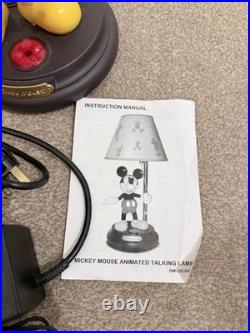 Mickey mouse Lamp With 8 Different Phrases Excellent Condition And Still Works