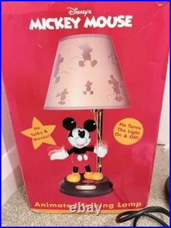 Mickey mouse Lamp With 8 Different Phrases Excellent Condition And Still Works