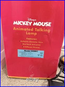 Mickey mouse Lamp With 8 Different Phrases Excellent Condition And Still Works