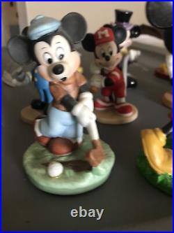 Mickey mouse ceramic figurine Lot