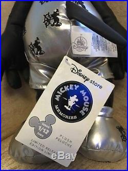 Mickey mouse memories january plush Uk Edition Sold Out Rare Disney Store