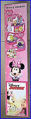 Minnie Mouse Kitchen Ages 3+ New Toy Doll House Play Girls Mickey Mouse Cook Fun