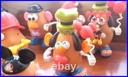 Mr Potato Head Bundle Disney Mickey Mouse 140+ Pieces + 13 Potatos Huge Job Lot