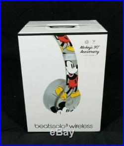 NEW Beats by Dre Beats Solo3 Wireless Disney Mickey Mouse 90th Anniversary